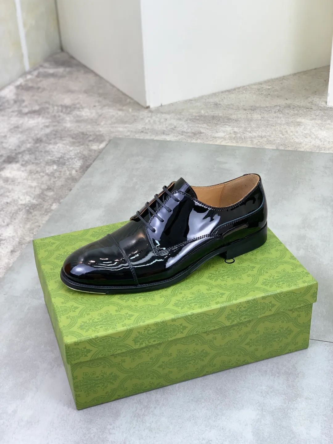 Men's men's shoes 💰P640 [New style] Water dyed cowhide 💰💎💎💎 [Gucci] GUCCI high-end men's formal business leather shoes, original order 1:1! Original imported high-end open-edge beaded calfskin, original metal buckle, imported first-layer cowhide lining for feet. Original high-end outsole, men's shoe size: 39-44 (45 customized) 2️⃣ colors available